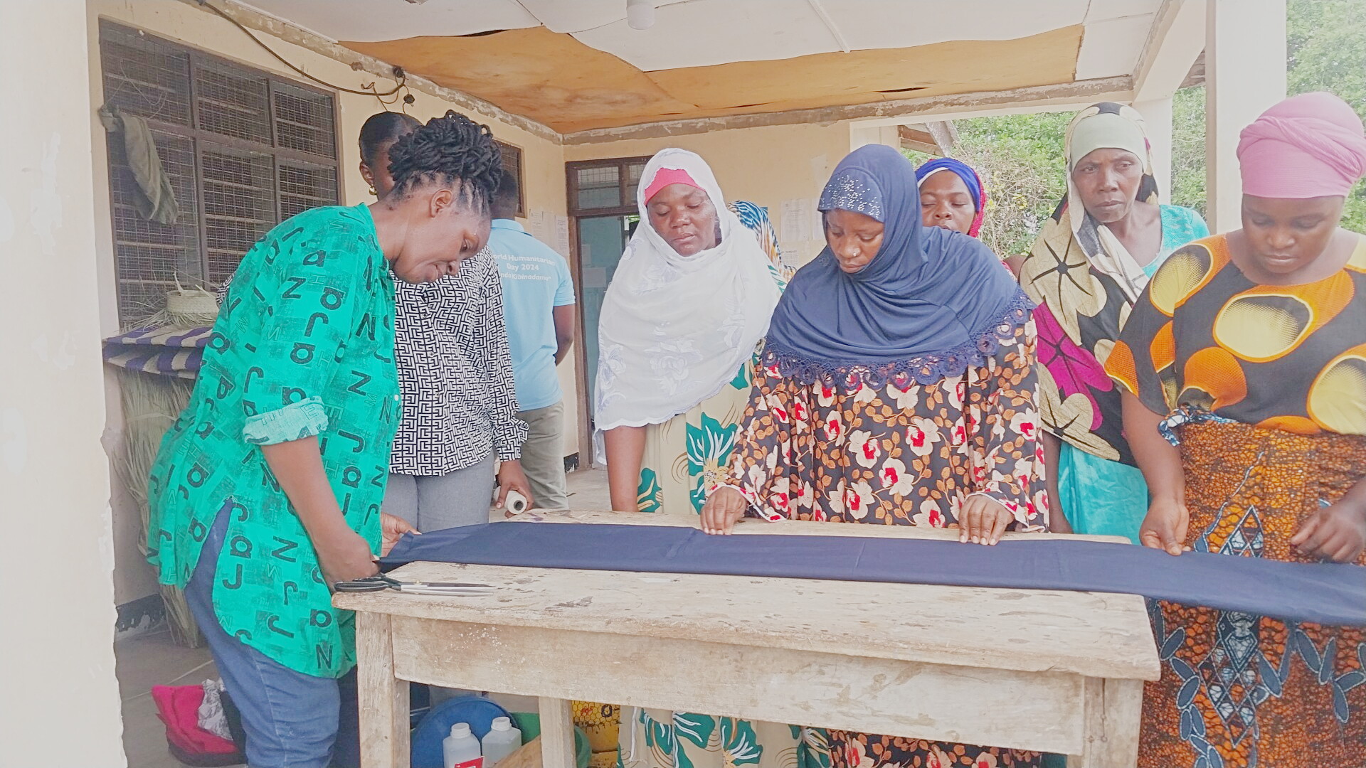 Capacity Building on livelihood in preparing boutique to women from Floods affected communities in Rufiji District